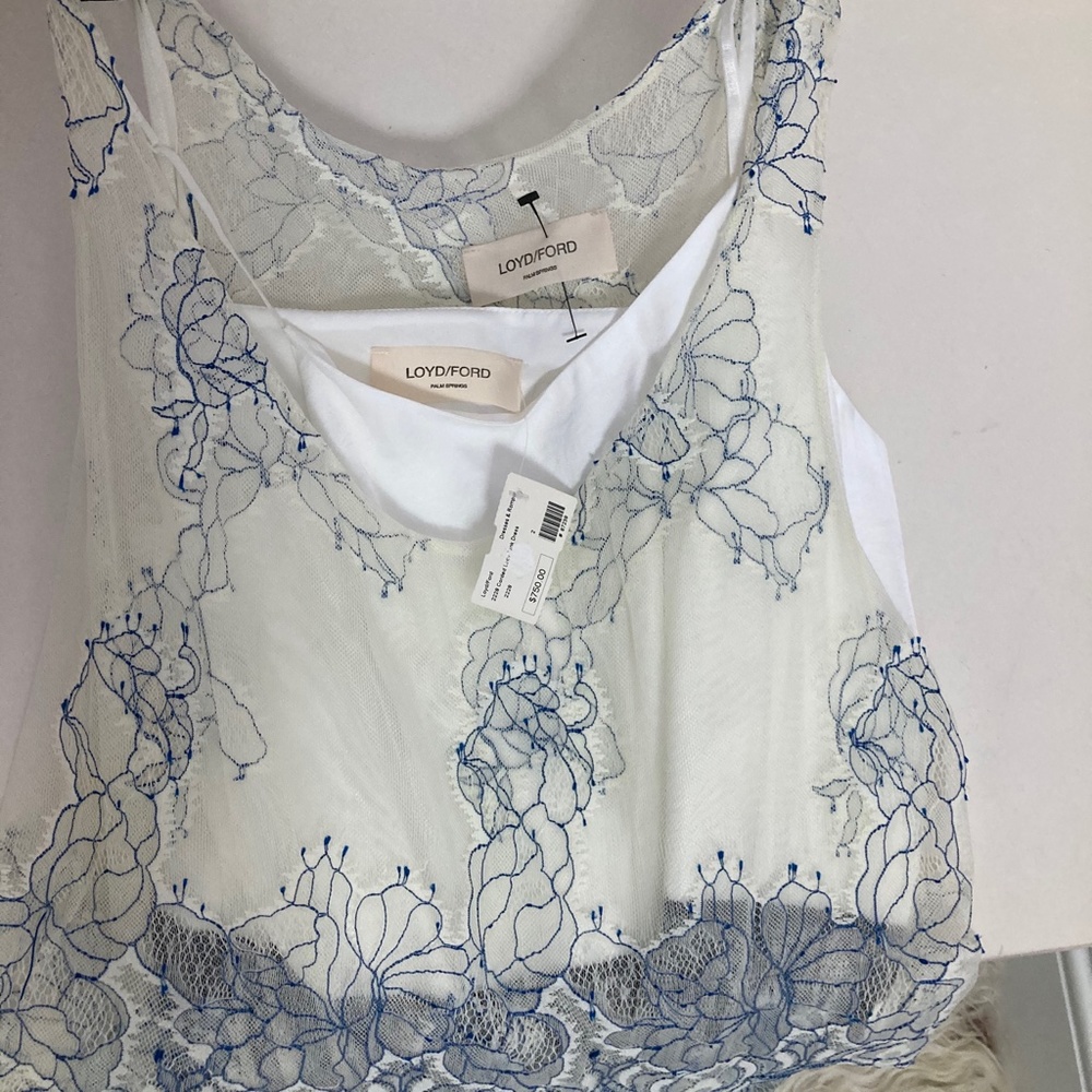 LOYD/FORD Lace Pattern Midi Length Dress - Picture 10 of 13